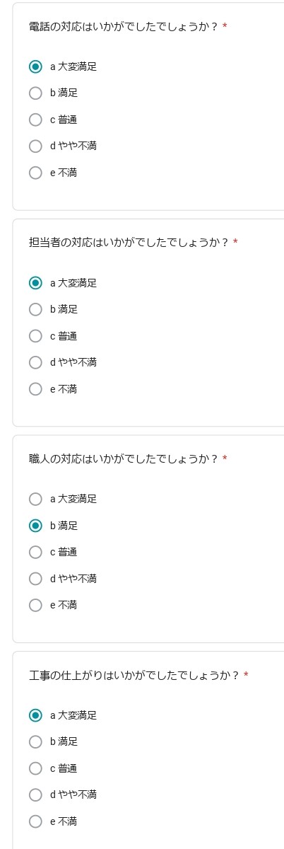   トイレリフォーム　K様よりいただいた声